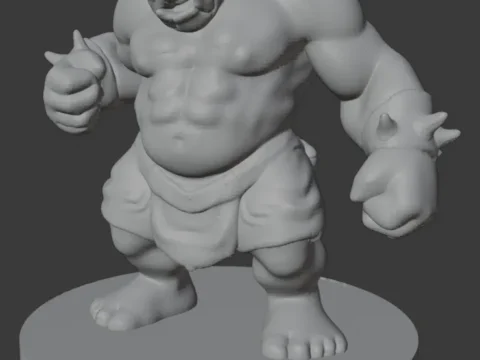 Ogre #3 50mm (DND / TTRPG) 3d model
