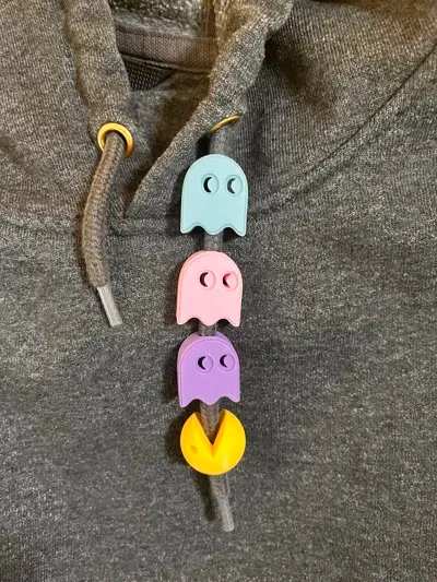 Pacman Beads 3d model