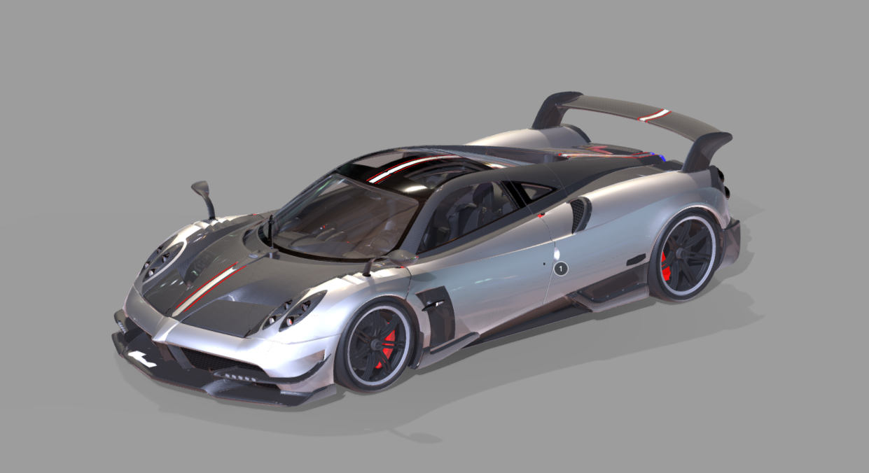 Pagani Huayra BC 3d model