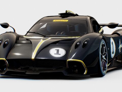 Pagani Huayra R GT2 2022 3d model
