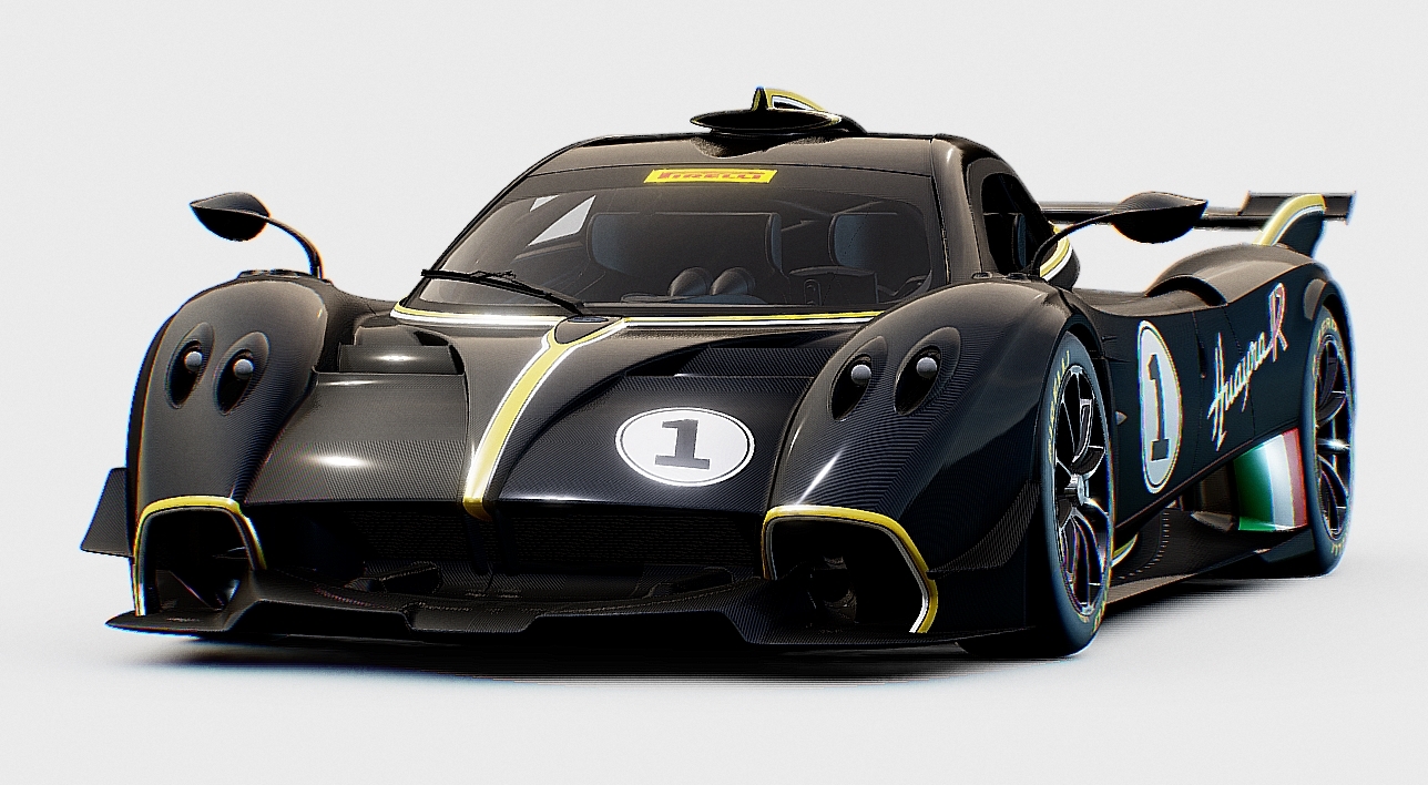 Pagani Huayra R GT2 2022 3d model
