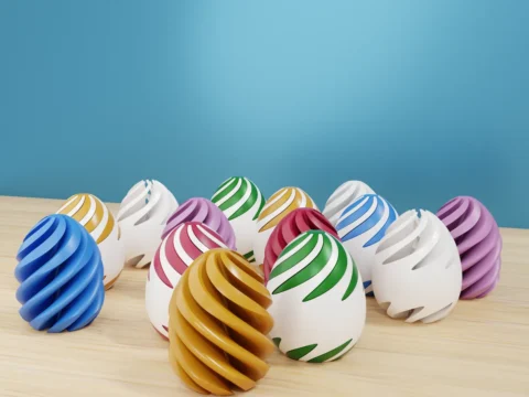 Passthrough Easter Egg – Stylish Decoration and Fidget in One 3d model
