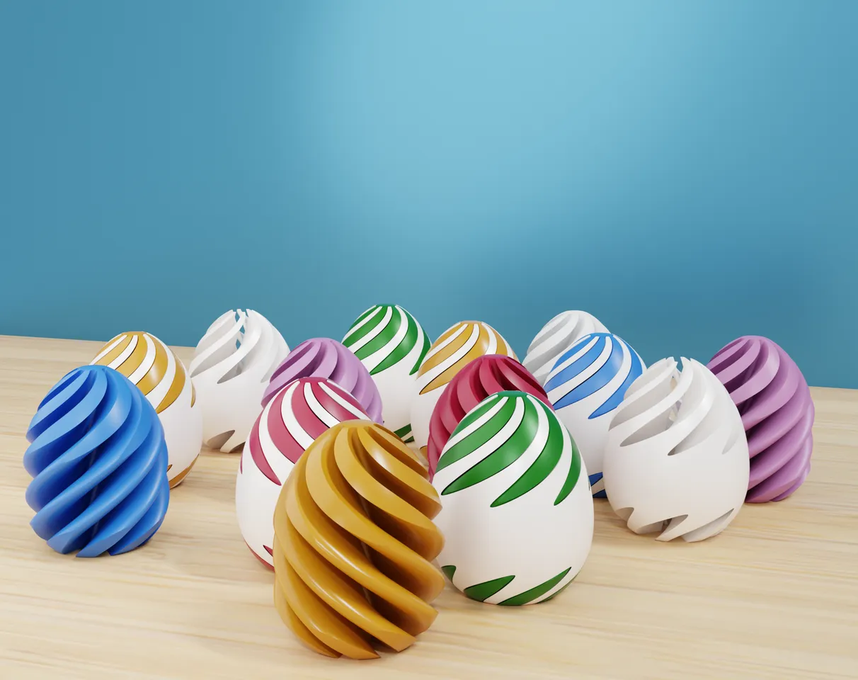 Passthrough Easter Egg – Stylish Decoration and Fidget in One 3d model