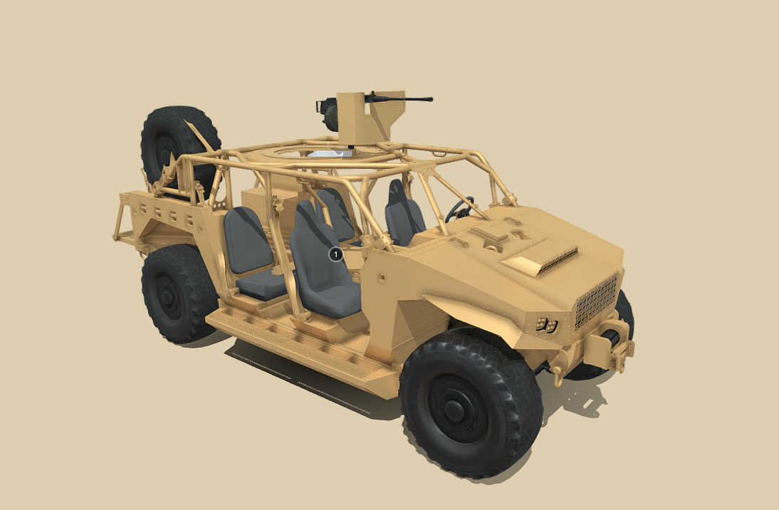 Polaris Dune Buggy 3d model