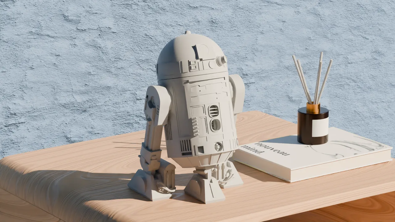 R2D2 - Star Wars Home Decor 3d model