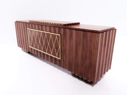 RUHLMANN commode ART DECO 3d model