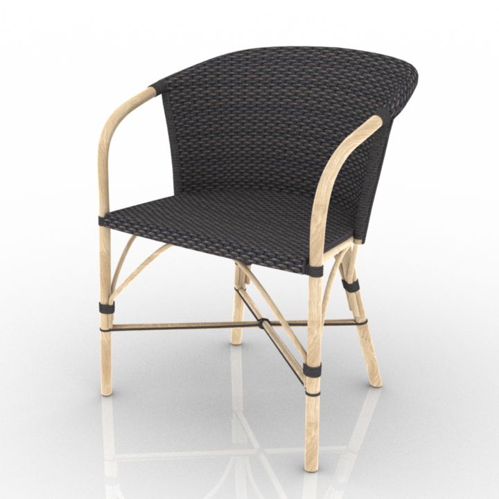 Rattan Chair 3d model
