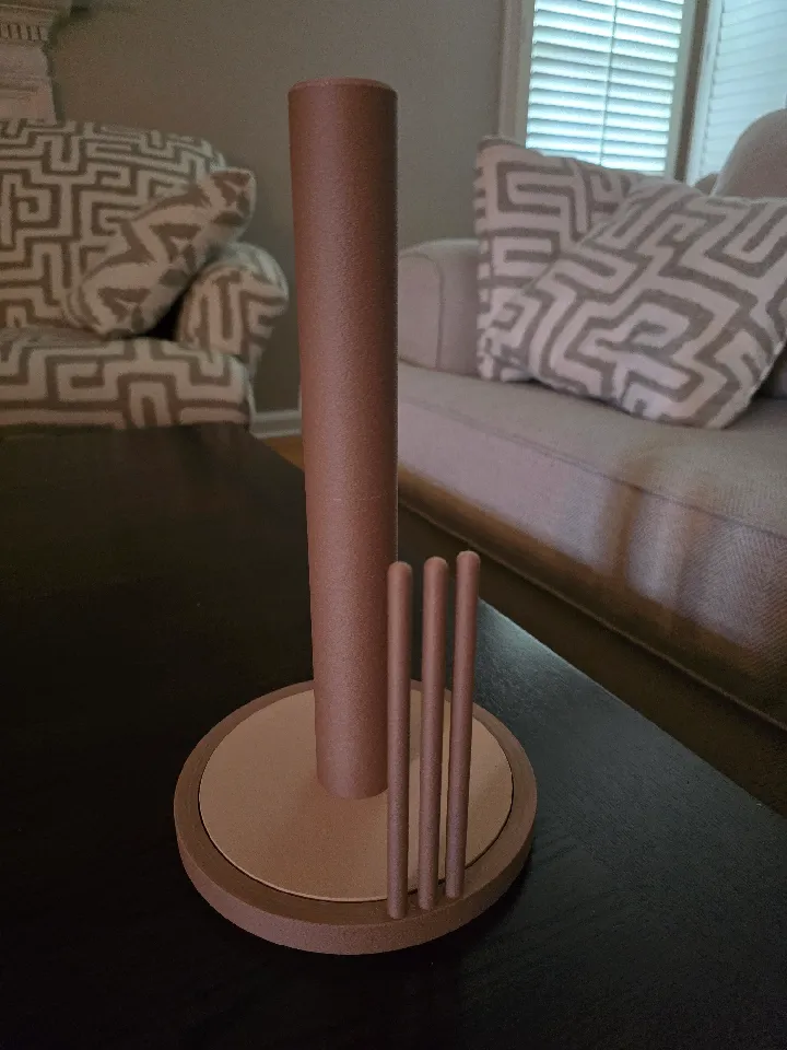 Rotating Paper Towel Holder 3d model