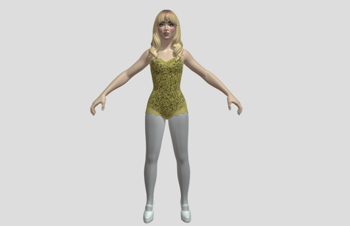 Sabrina Carpenter - Fortnite Skin 3d model