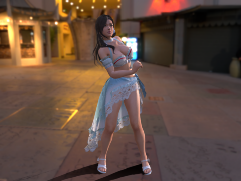 Sayuri Dans 3d model