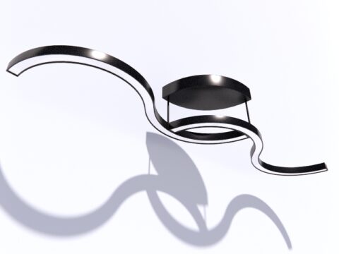 Sevilla Modern Chrome Lamp Chandelier 3d model