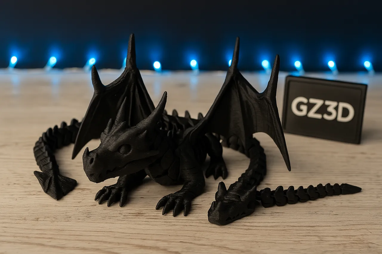 Skeleton Dragon FLEX 3d model