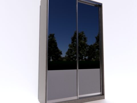 Sliding wardrobe 1500 3d model
