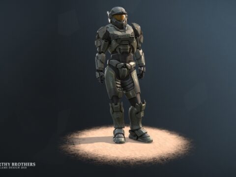 Spartan Armour MKV - Halo Reach 3d model