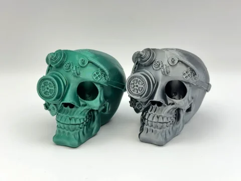 Steampunk Gear Skull 3d model