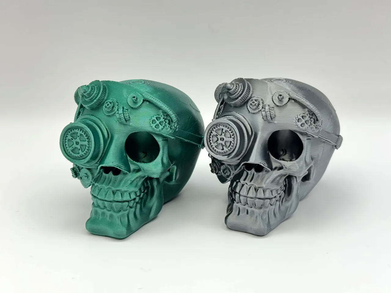 Steampunk Gear Skull 3d model