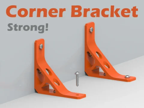 Strongest Corner Bracket 3d model