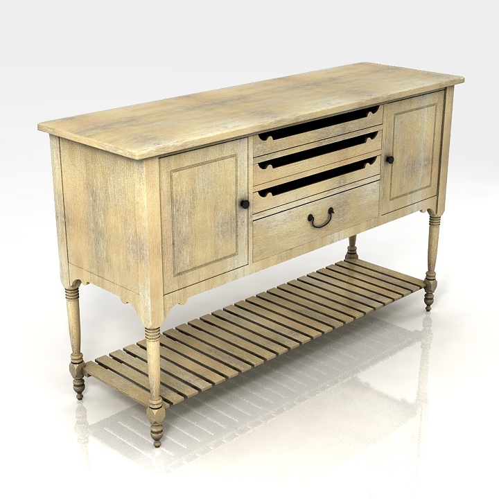 Table Console Country 3d model