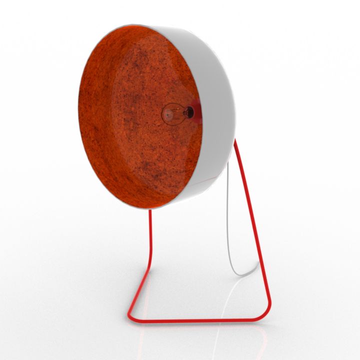 Torchere CYRCUS F CEMENTO Floor Lamp 3d model