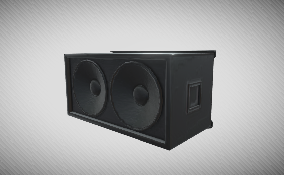 Wall speaker 3d model