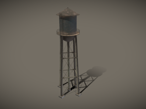 Water Tower 3d model