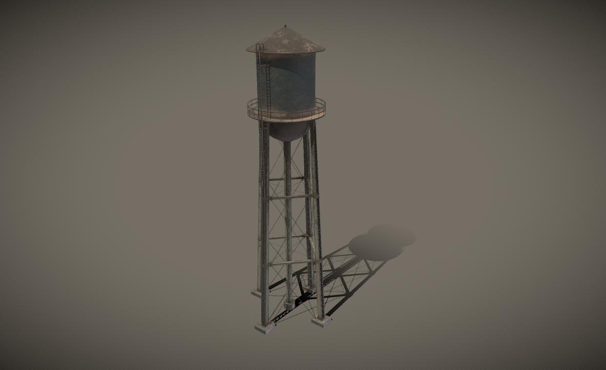 Water Tower 3d model