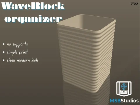 WaveBlock organizer 3d model