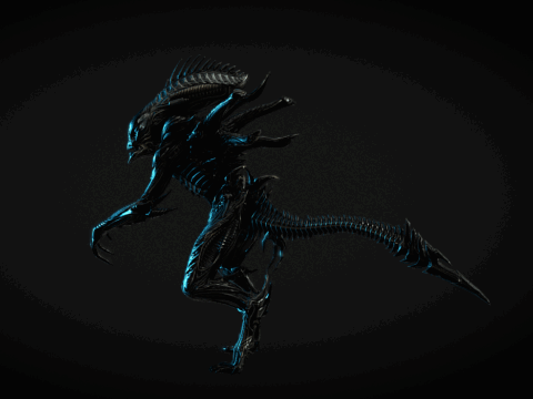 Xeno Raven 3d model