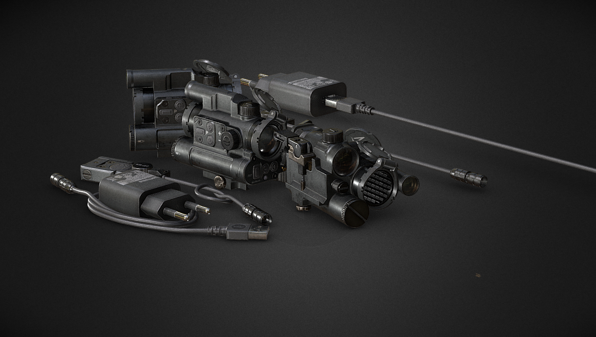ZENITCO VZOR-4 red dot sight 3d model