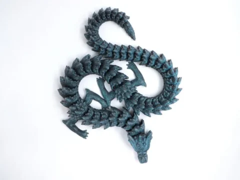 dragon articulé 3d model