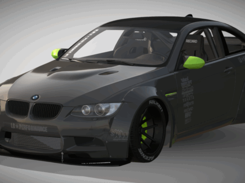 2013 BMW M3 (E92) LB WORKS 3d model