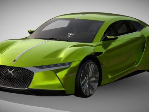 2016 DS E-Tense Concept 3d model