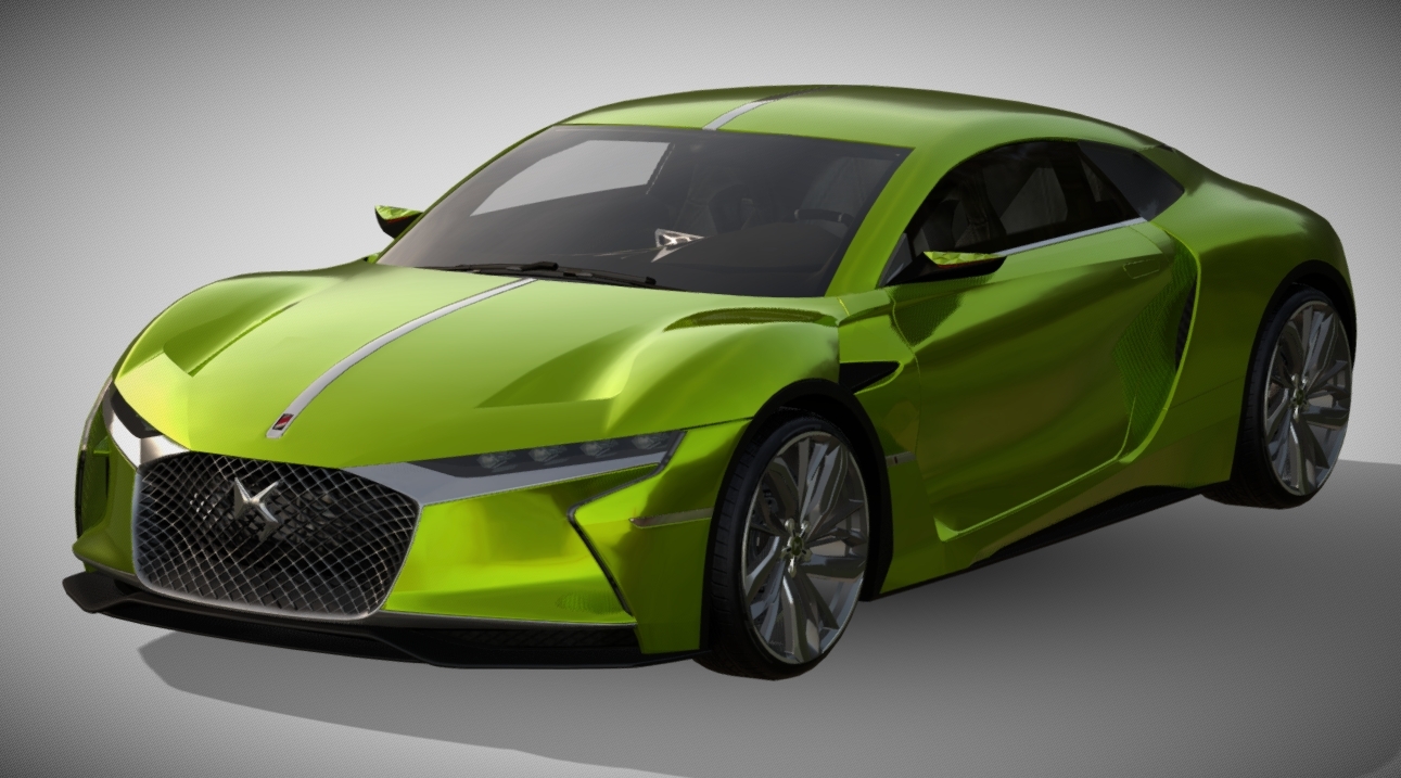 2016 DS E-Tense Concept 3d model