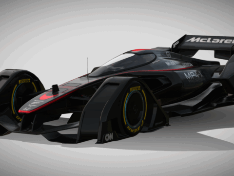 2016 McLaren MP4 3d model
