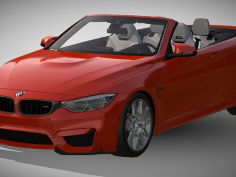 2018 BMW M4 Convertible (F83) 3d model