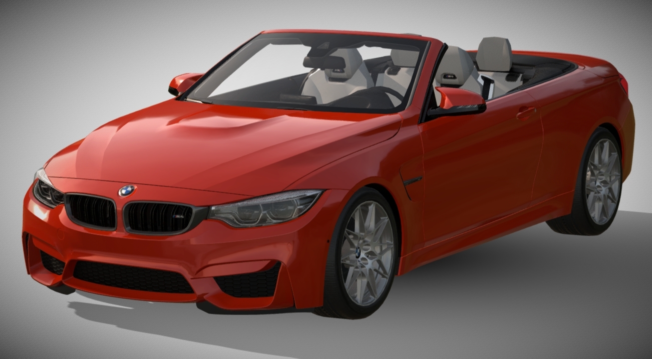 2018 BMW M4 Convertible (F83) 3d model