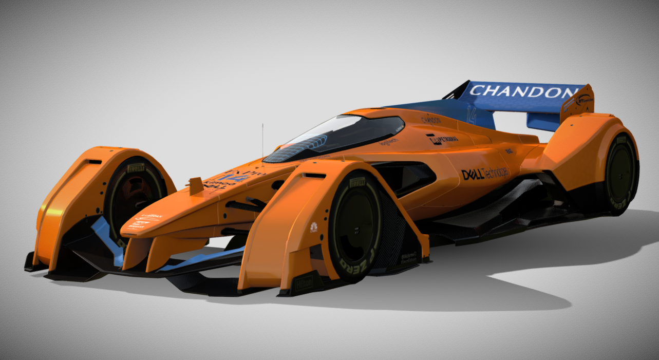 2018 McLaren X2 3d model
