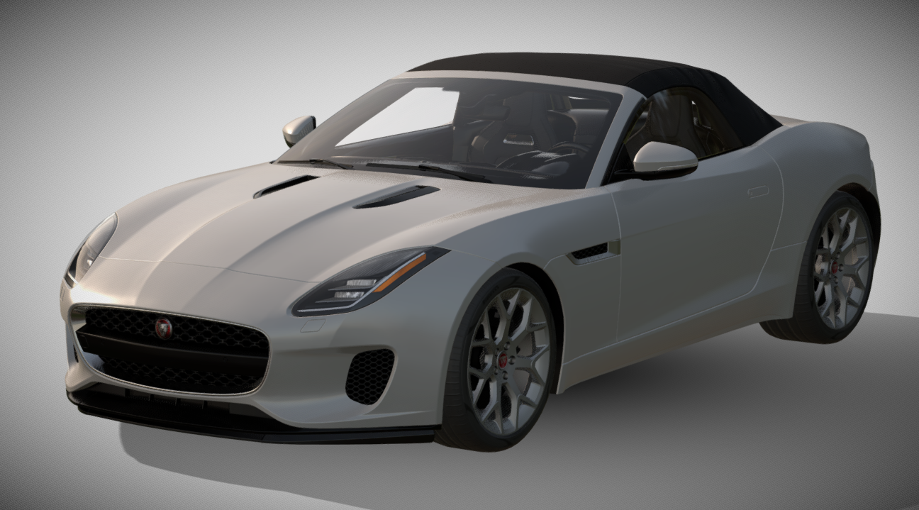 2019 Jaguar F-TYPE R Convertible 3d model