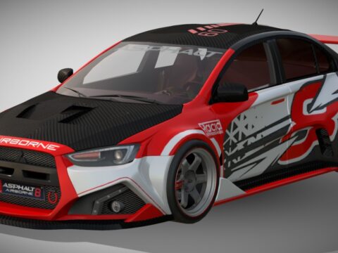 2022 Mitsubishi Lancer Evolution X - Asphalt 8 3d model