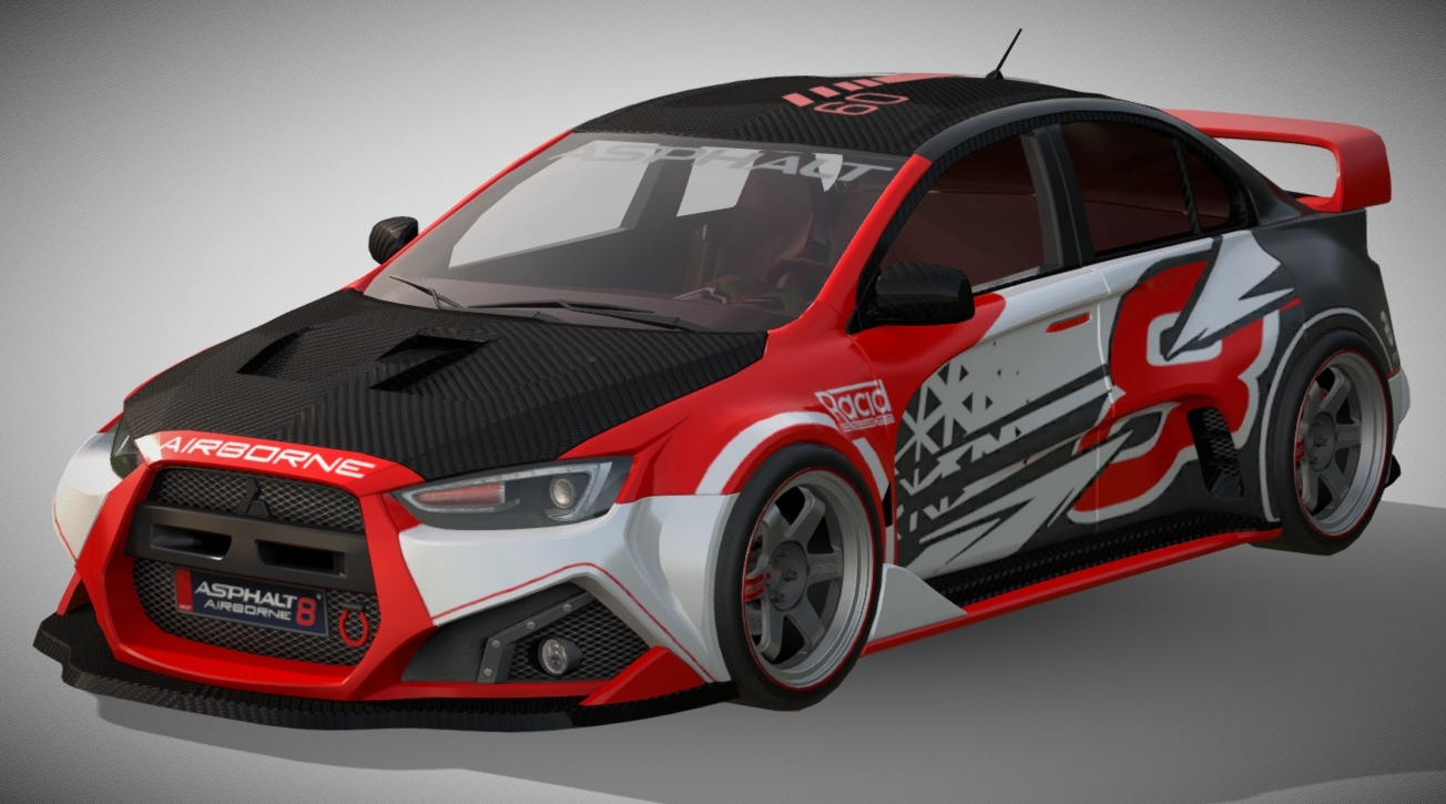 2022 Mitsubishi Lancer Evolution X - Asphalt 8 3d model