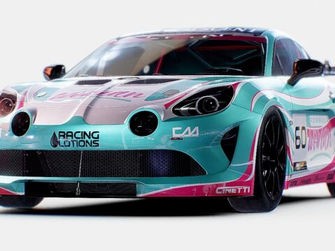 A110 GT4 3d model