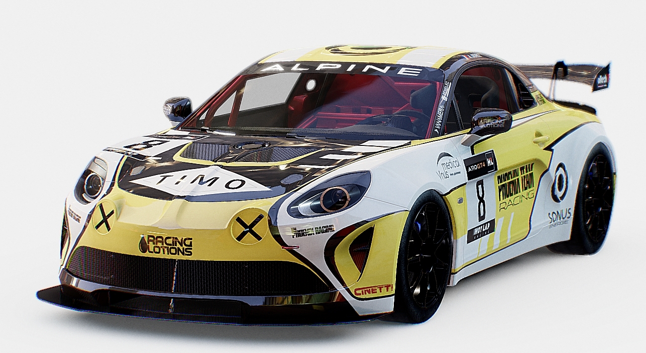 A110 GT4 Alpine Team 2024 3d model