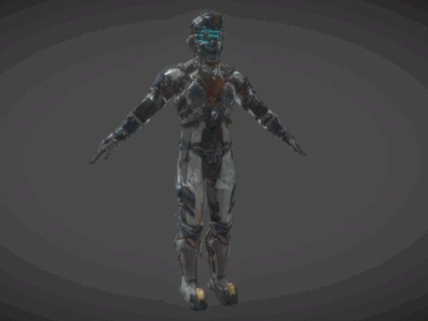 Advanced suit 3d model