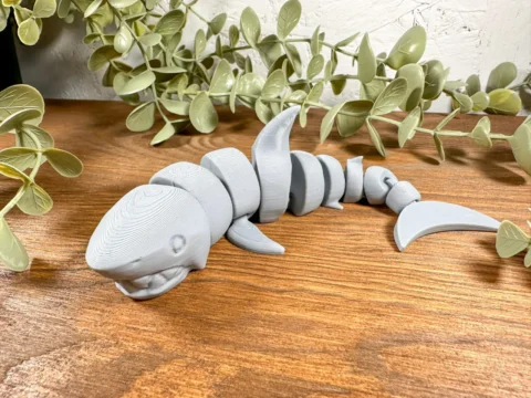 Articulated shark 3d model