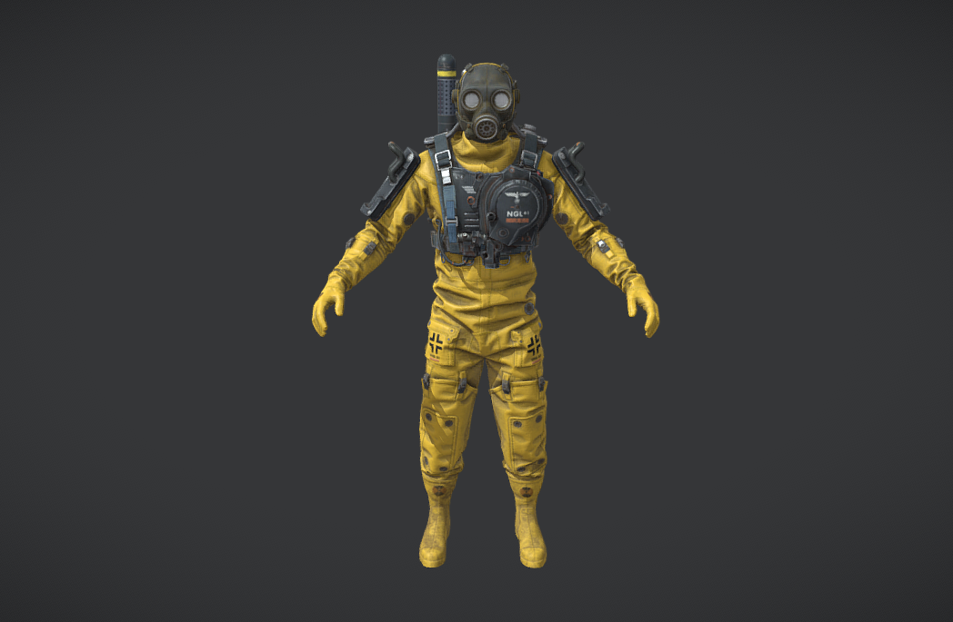 Atom Soldier 3d model