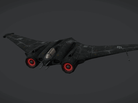 Axis Fighter Plane - Wolf. New Colossus 3d model