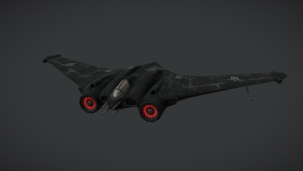 Axis Fighter Plane - Wolf. New Colossus 3d model