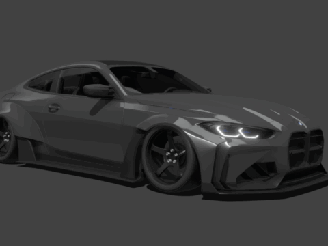BMW M4 Adro Bodykit 3d model