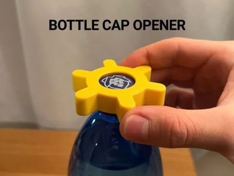 Bottle Cap Opener 3d model