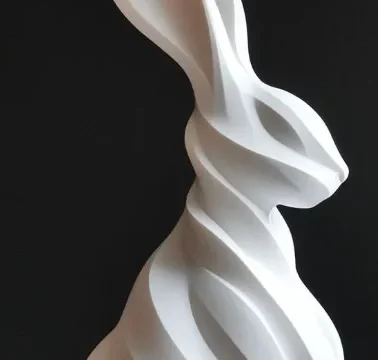 Bunny decor 3d model